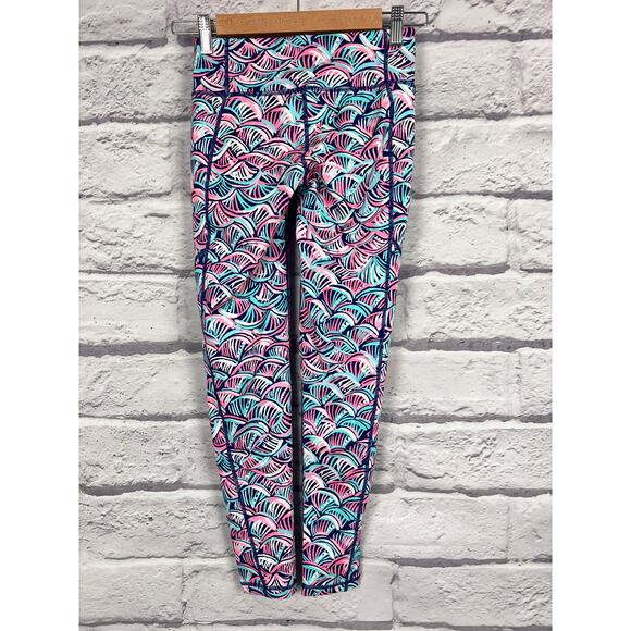Lilly‎ Pulitzer Women's XS Luxletic Resortwear Neptunes Net Weekender Leggings - Picture 4 of 10